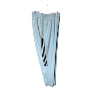 adidas Light Blue Tiro 21Trackpant with Purple/Brown Stripes & Ankle Zip Size 3X